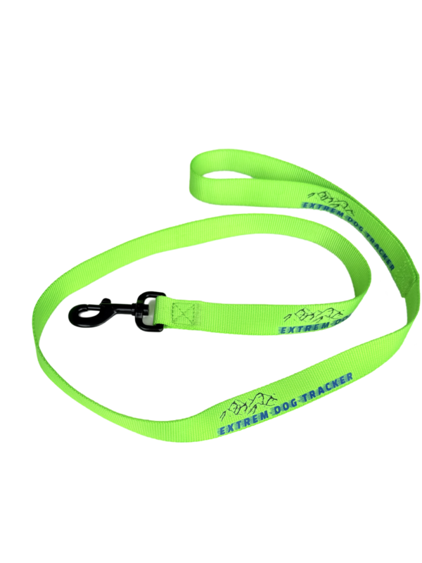 Laisse EXTREM-DOG-TRACKER simple plate 2,5 x 0.25 x 120 cm